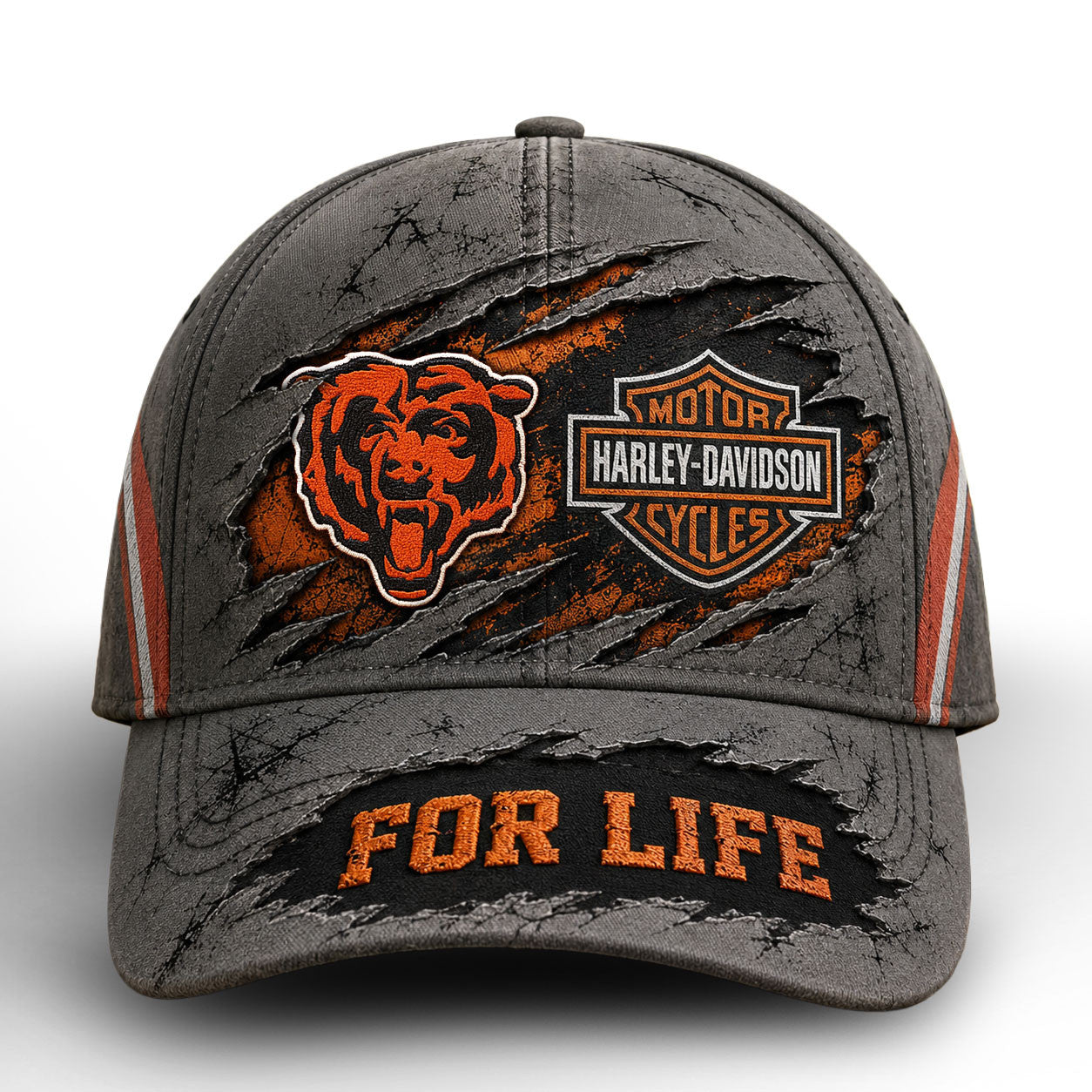 C.bears | Premium  Harley Davidson For Life Classic Cap Nf1