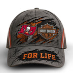 Tb.buccaneers | Premium  Harley Davidson For Life Classic Cap Nf1