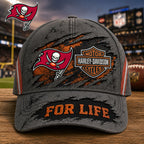 Tb.buccaneers | Premium  Harley Davidson For Life Classic Cap Nf1