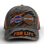 B.bills | Premium  Harley Davidson For Life Classic Cap Nf1