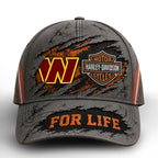 W.commanders | Premium  Harley Davidson For Life Classic Cap Nf1