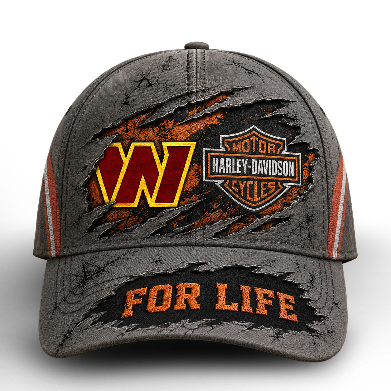 W.commanders | Premium  Harley Davidson For Life Classic Cap Nf1