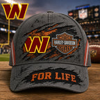 W.commanders | Premium  Harley Davidson For Life Classic Cap Nf1