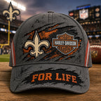 No.saints | Premium  Harley Davidson For Life Classic Cap Nf1
