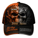Lv.raiders | Premium  Harley Davidson Split Skull Classic Cap Nf1