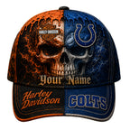 I.colts | Premium  Harley Davidson Split Skull Classic Cap Nf1