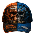 D.lions | Premium  Harley Davidson Split Skull Classic Cap Nf1