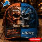 D.lions | Premium  Harley Davidson Split Skull Classic Cap Nf1