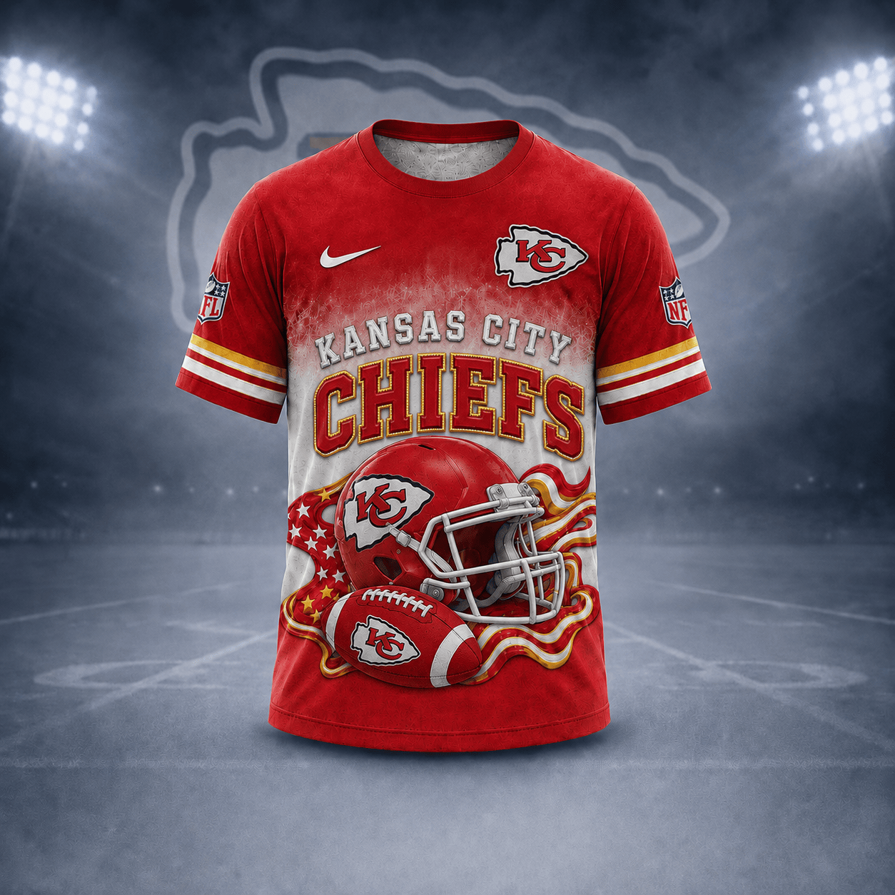 Kc.chiefs | Premium  Game Day Pride 3d Shirt Nf1