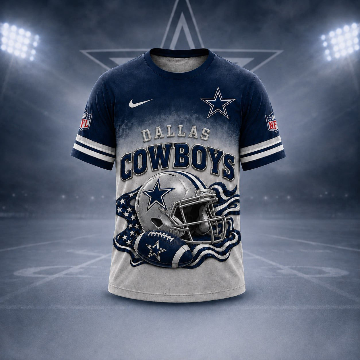 D.cowboys | Premium  Game Day Pride 3d Shirt Nf1