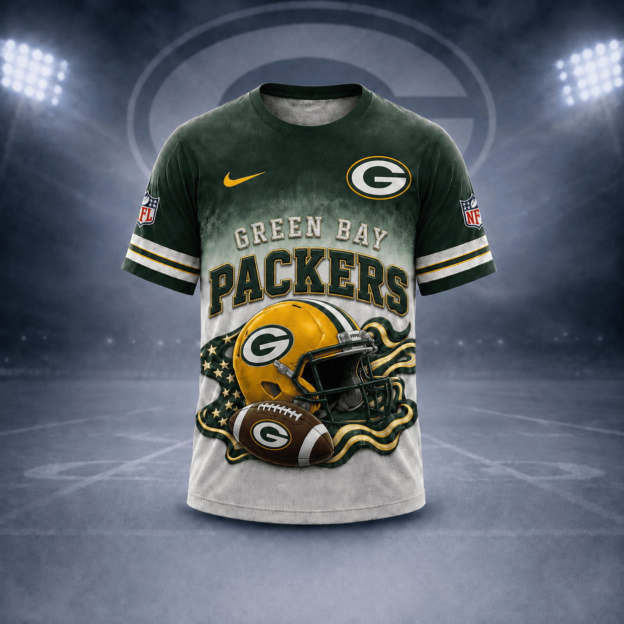 Gb.packers | Premium  Game Day Pride 3d Shirt Nf1