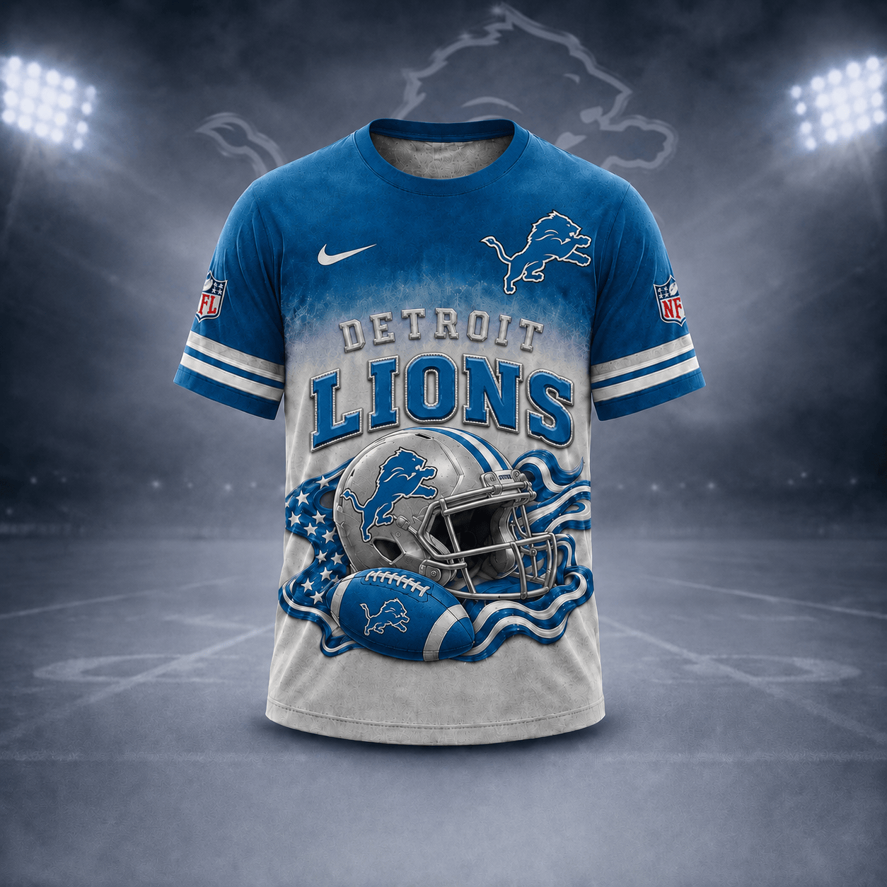 D.lions | Premium  Game Day Pride 3d Shirt Nf1