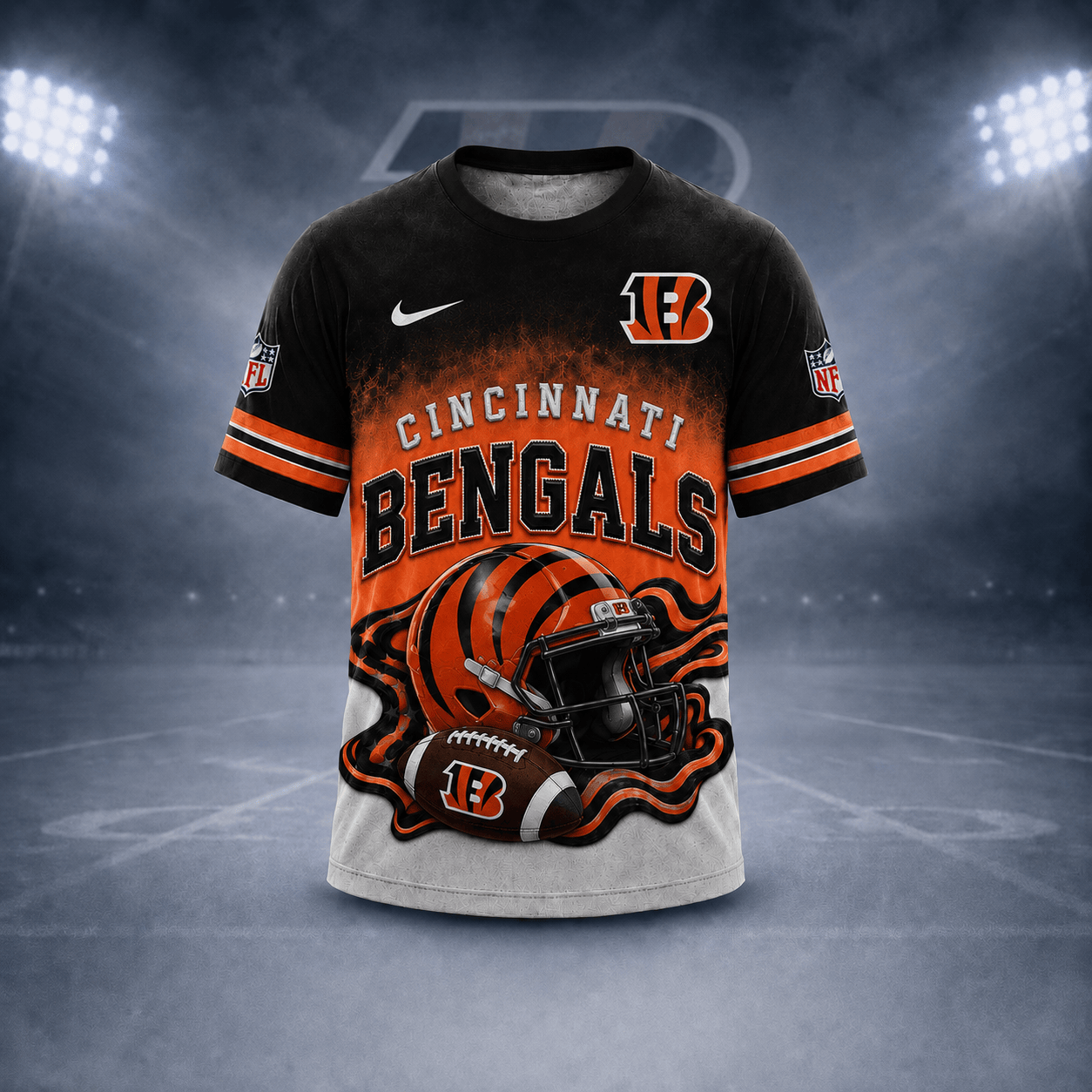 C.bengals | Premium  Game Day Pride 3d Shirt Nf1