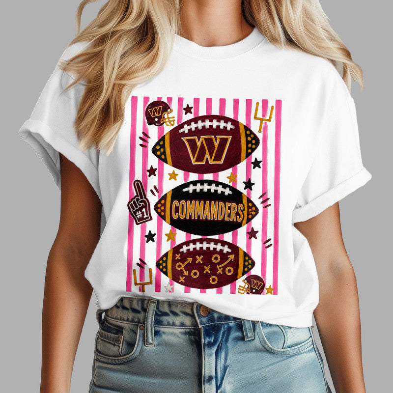 W.commanders | Premium  Funky Striped Art 3d Shirt Nf1