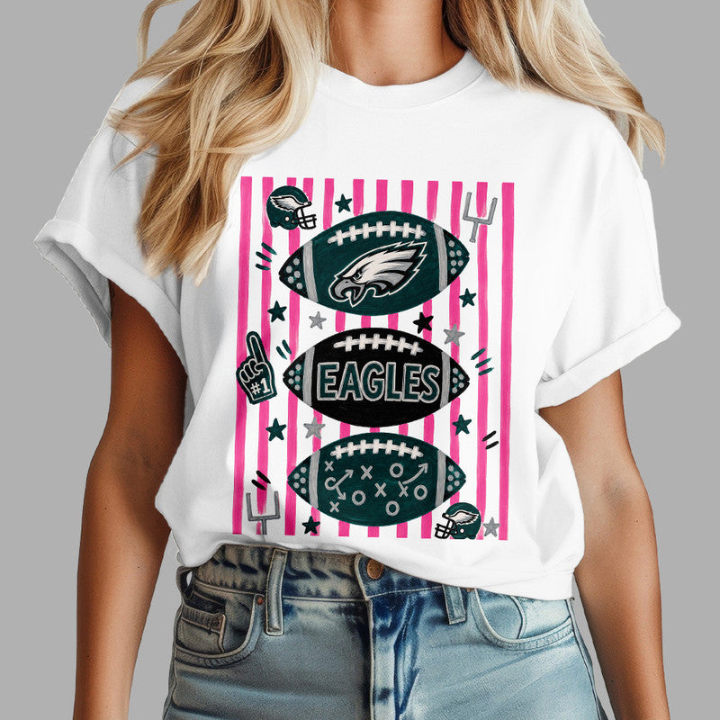 P.eagles | Premium  Funky Striped Art 3d Shirt Nf1