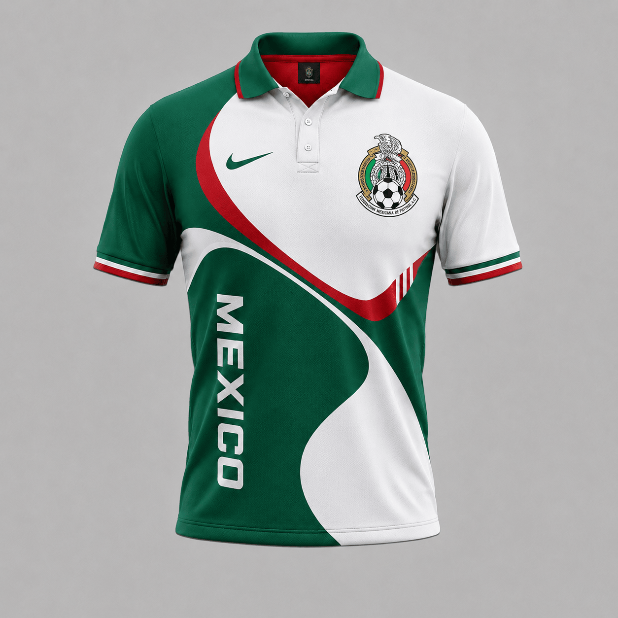 Mexico | Premium WC26 Victory Heritage Polo Shirt TD