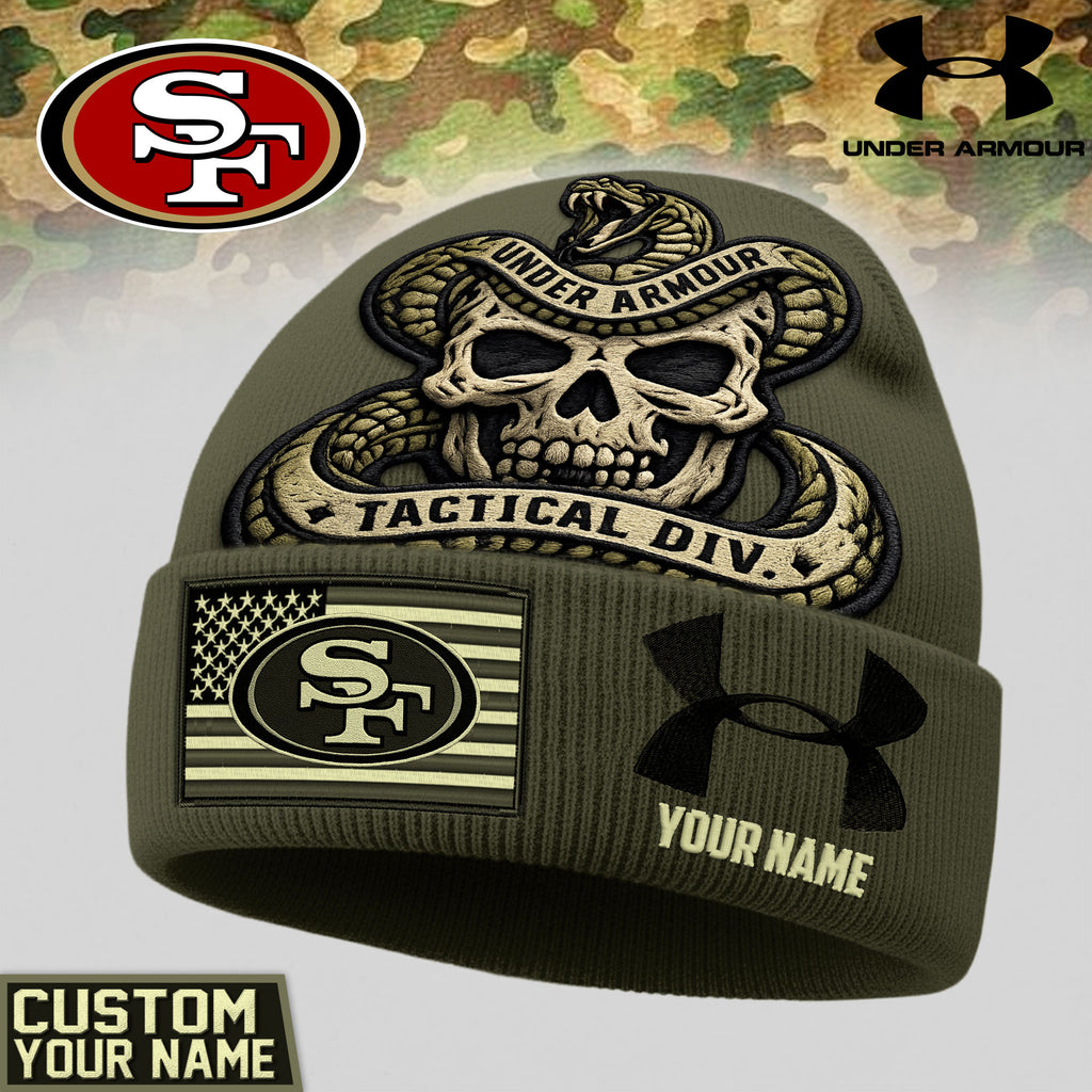 Sf.49ers | Premium  Tactical Div Under Armour Beanie Hat Nf1