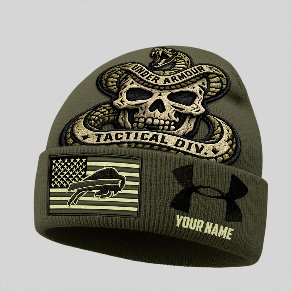 B.bills | Premium  Tactical Div Under Armour Beanie Hat Nf1