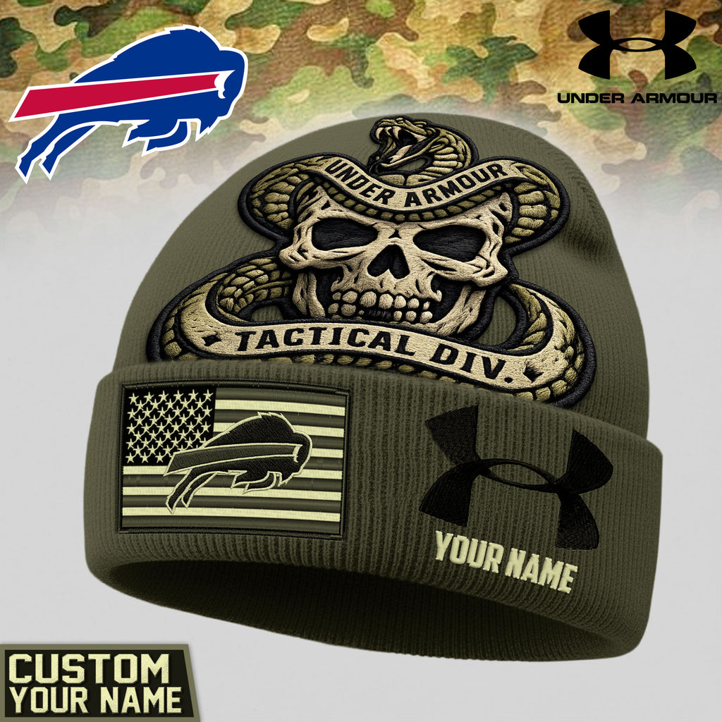 B.bills | Premium  Tactical Div Under Armour Beanie Hat Nf1