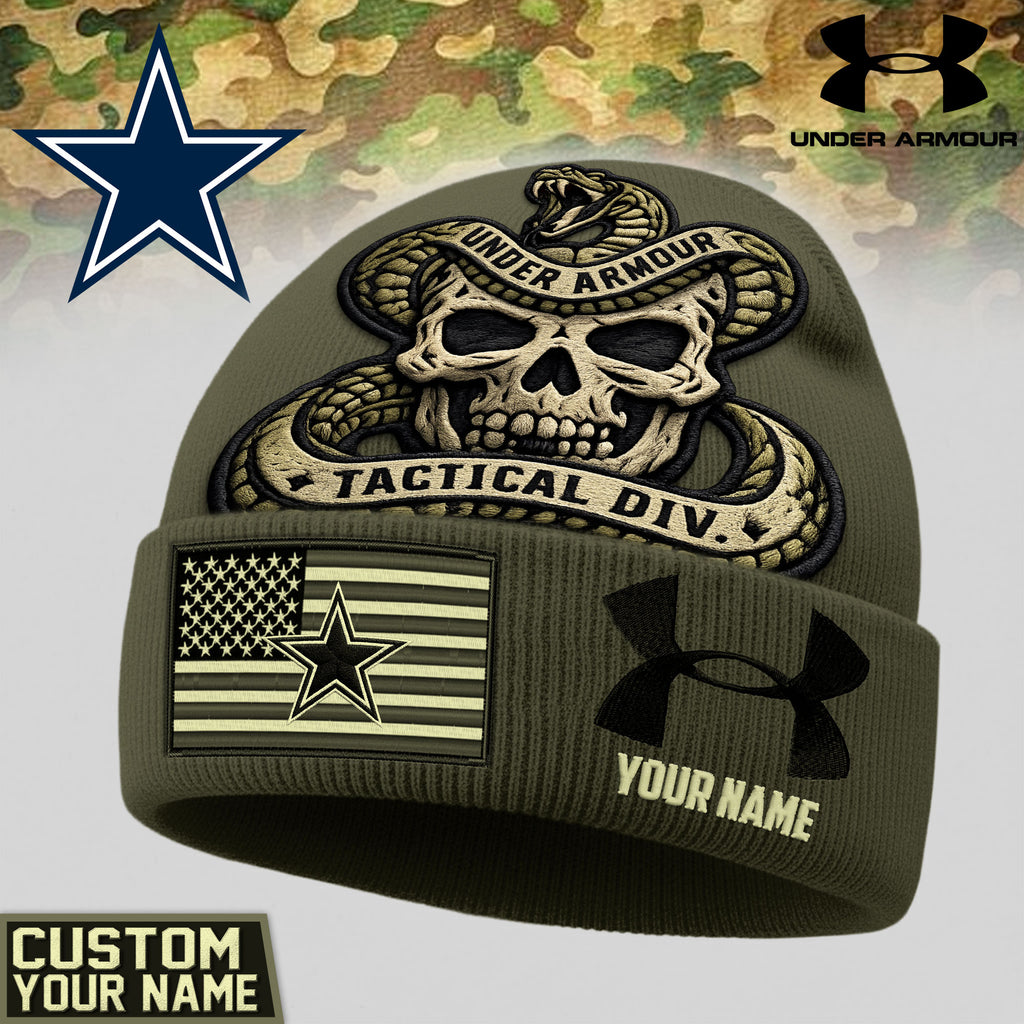 D.cowboys | Premium  Tactical Div Under Armour Beanie Hat Nf1