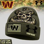 W.commanders | Premium  Tactical Div Under Armour Beanie Hat Nf1