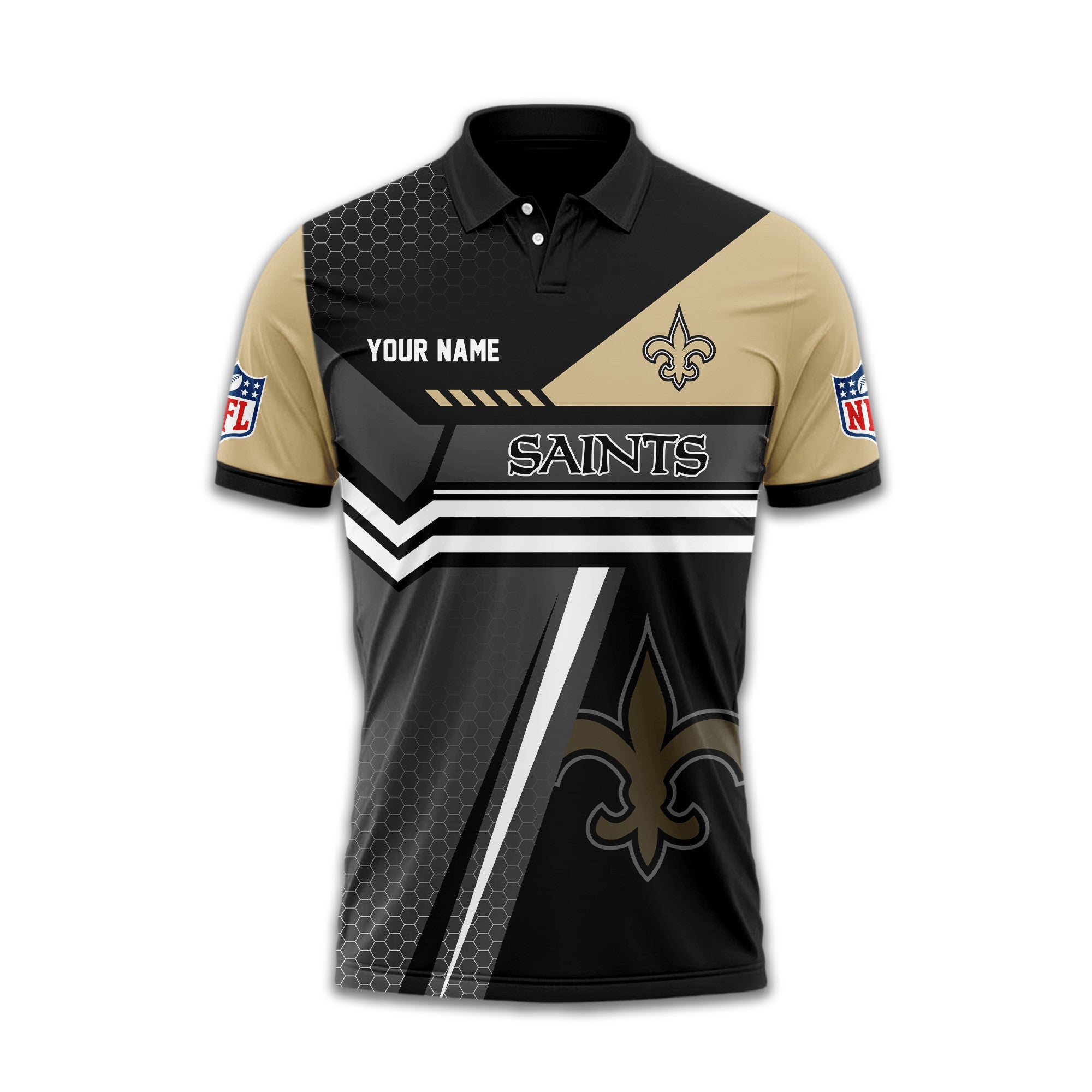 No.saints | Premium  Inspired Custom Game Day Polo Td