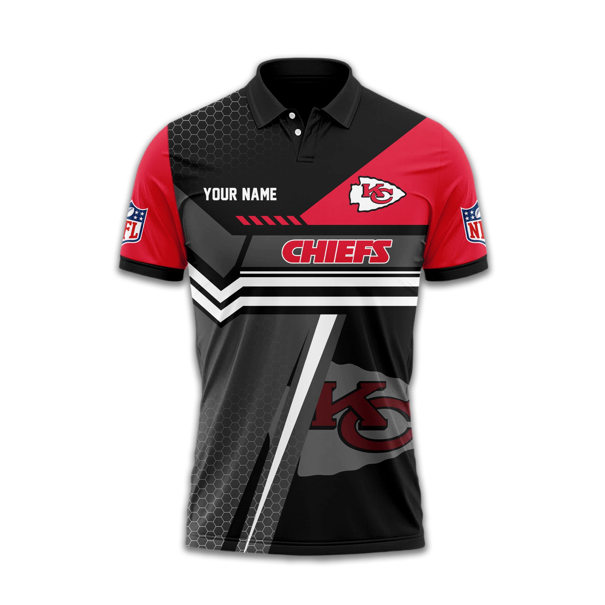 Kc.chiefs | Premium  Inspired Custom Game Day Polo Td