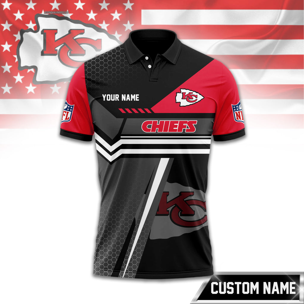 Kc.chiefs | Premium  Inspired Custom Game Day Polo Td