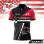 Kc.chiefs | Premium  Inspired Custom Game Day Polo Td