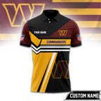 W.commanders | Premium  Inspired Custom Game Day Polo Td