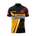 W.commanders | Premium  Inspired Custom Game Day Polo Td