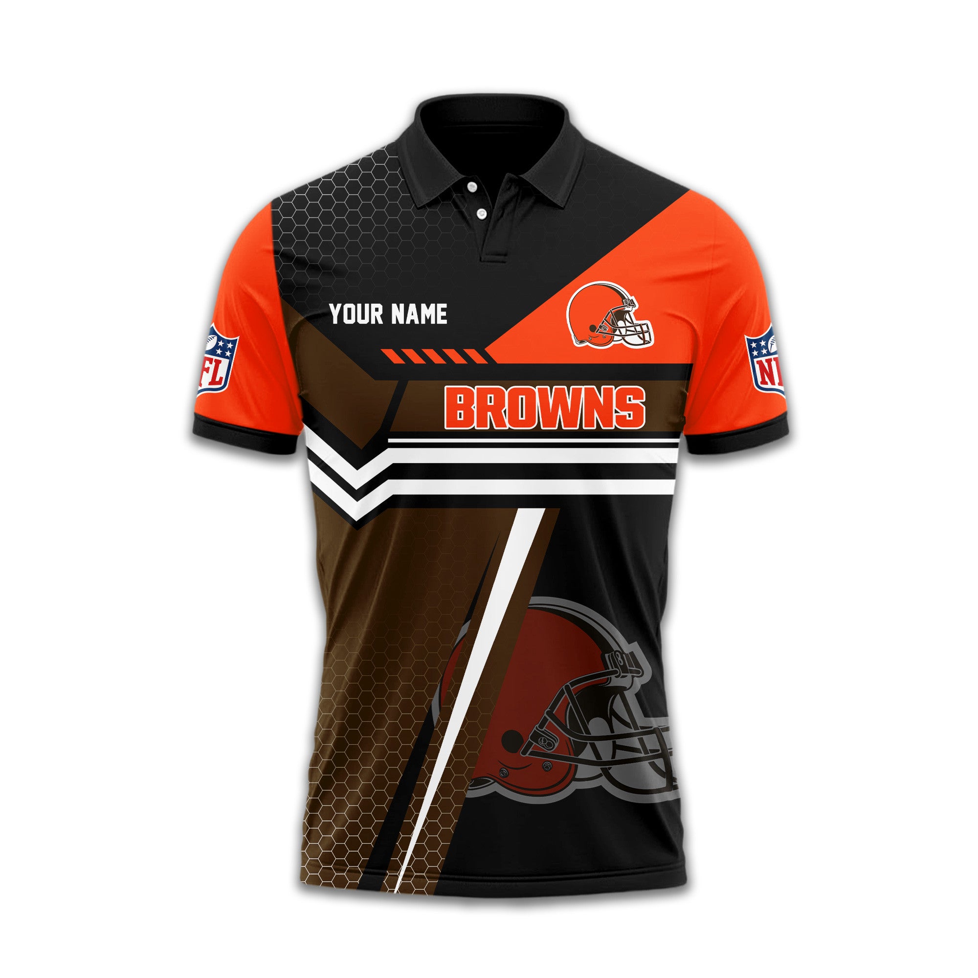 C.browns | Premium  Inspired Custom Game Day Polo Td