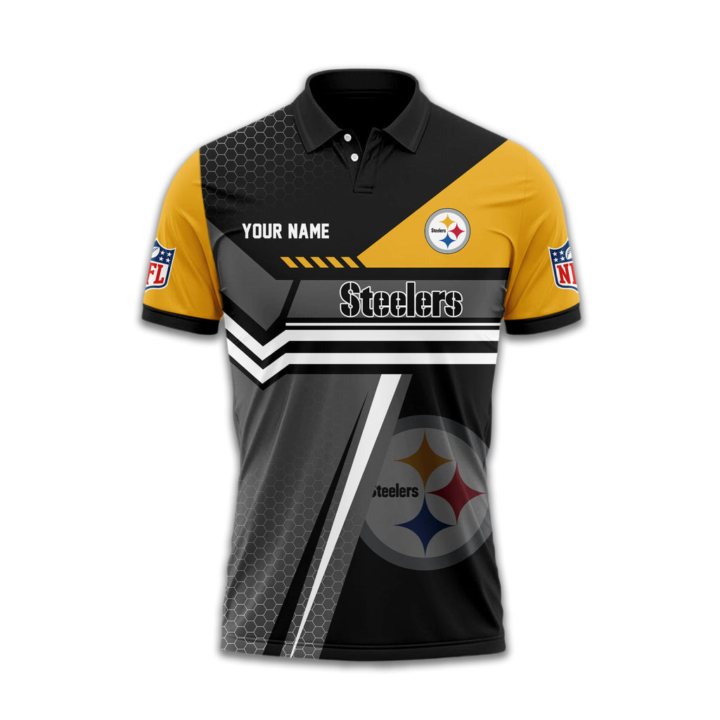 P.steelers | Premium  Inspired Custom Game Day Polo Td