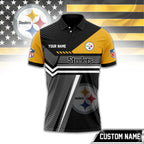 P.steelers | Premium  Inspired Custom Game Day Polo Td