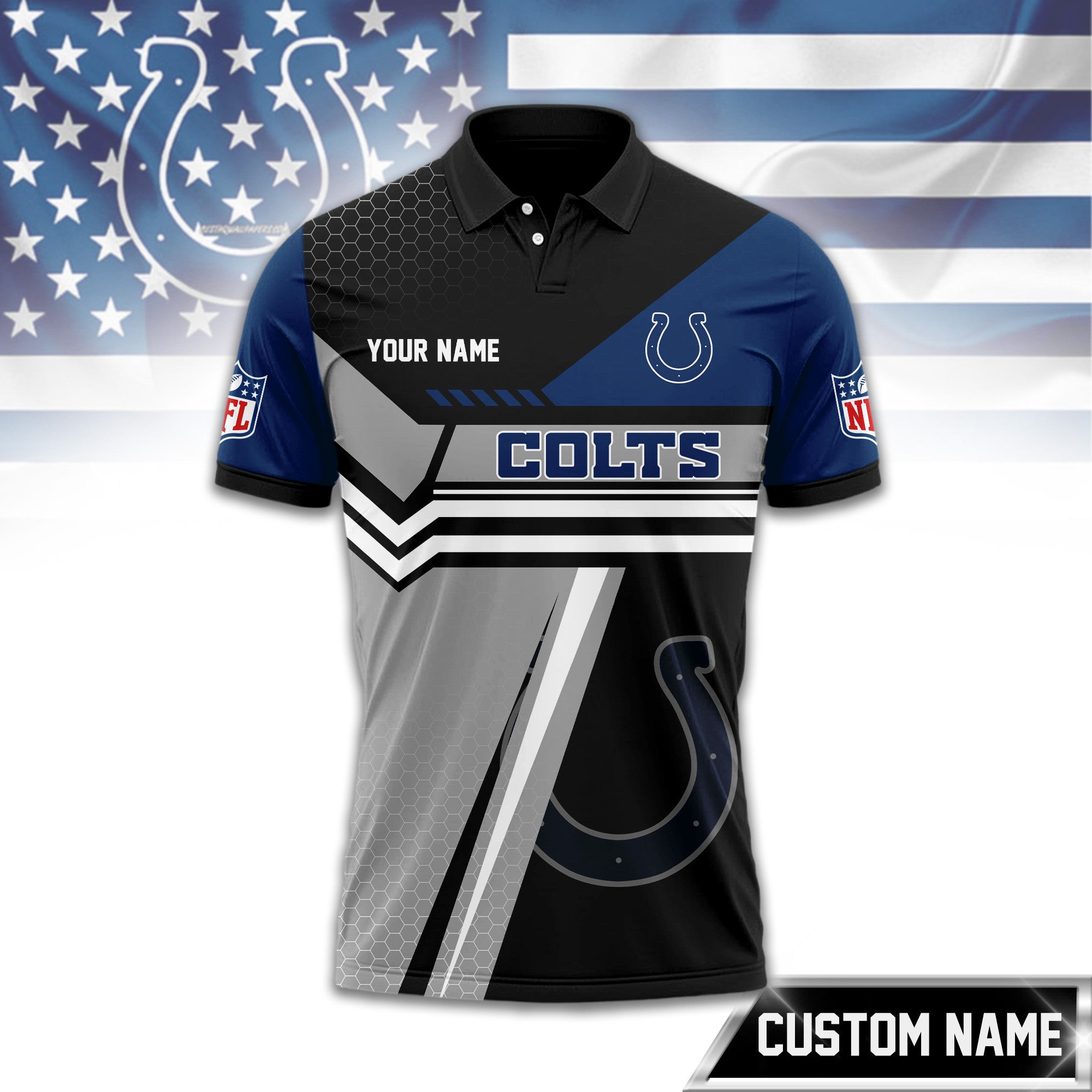 I.colts | Premium  Inspired Custom Game Day Polo Td