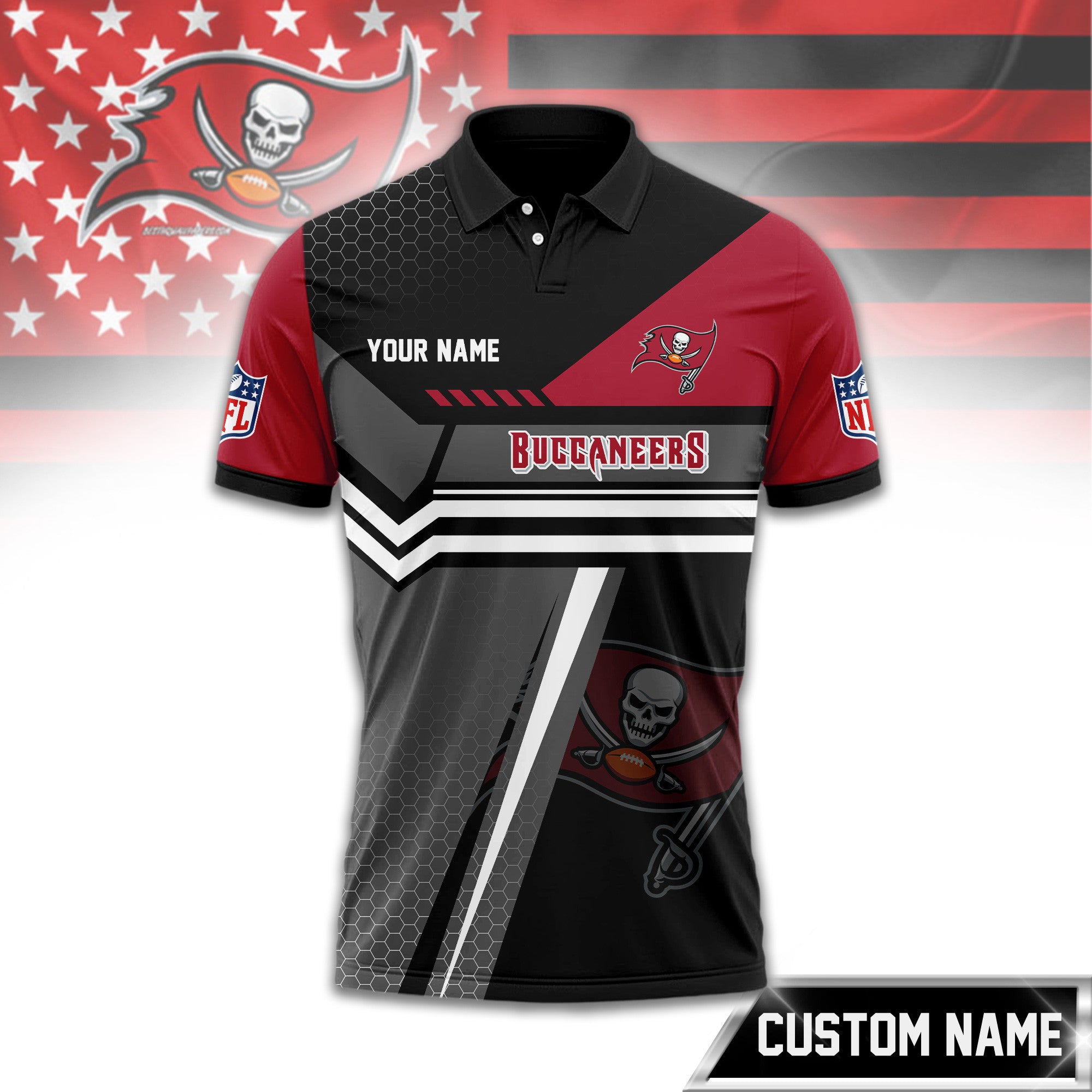 Tb.buccaneers | Premium  Inspired Custom Game Day Polo Td