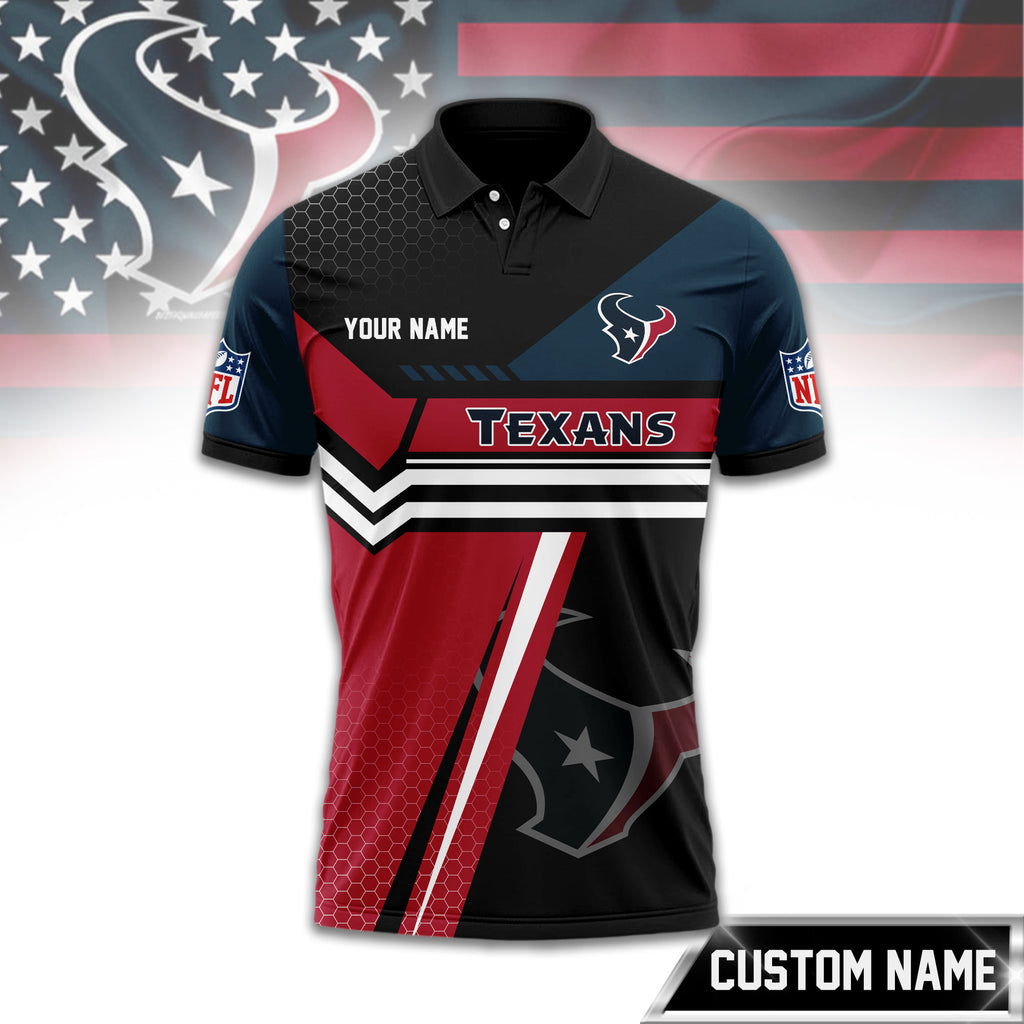 H.texans | Premium  Inspired Custom Game Day Polo Td