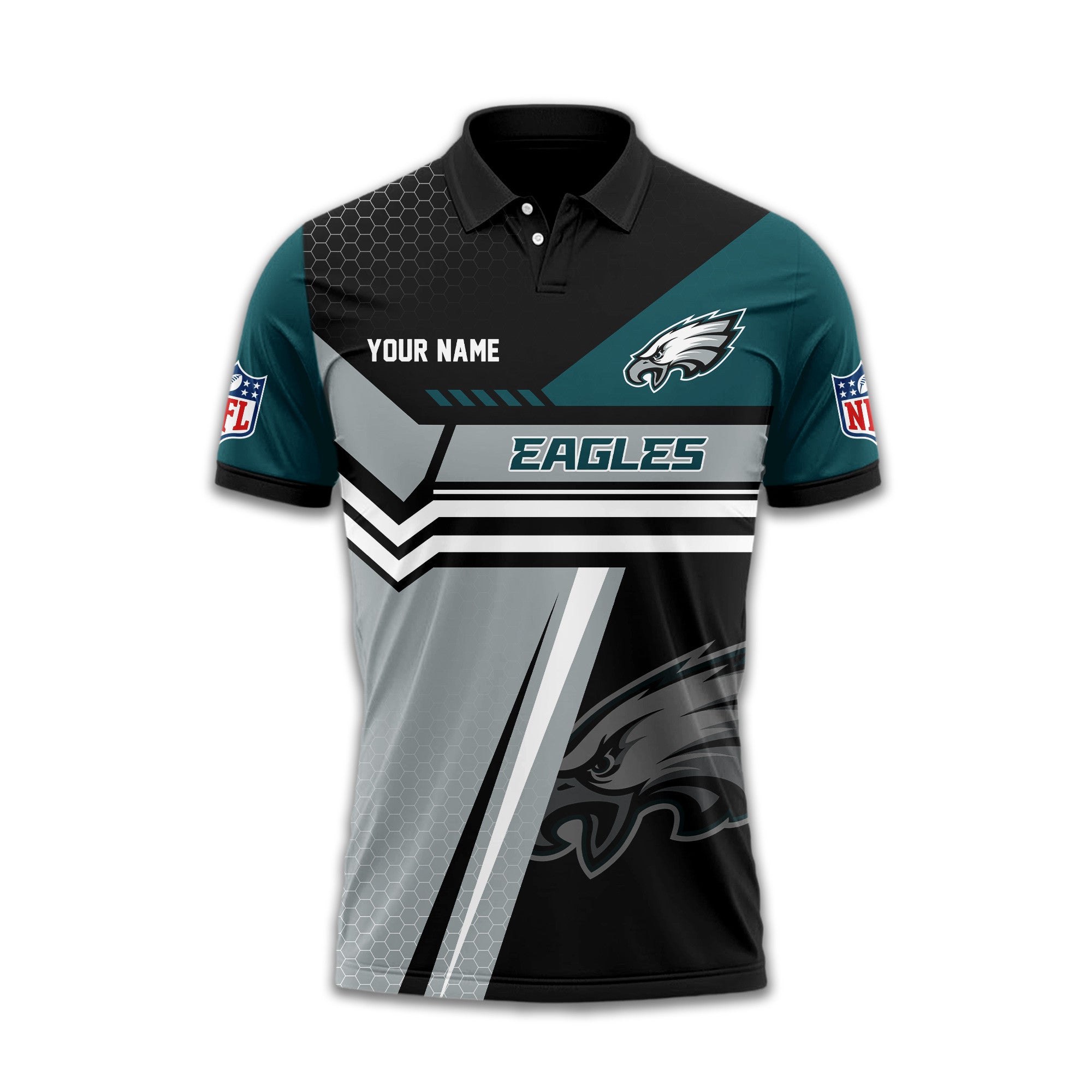 P.eagles | Premium  Inspired Custom Game Day Polo Td