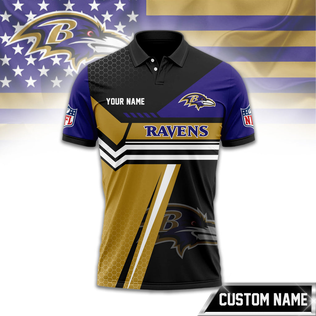 B.ravens | Premium  Inspired Custom Game Day Polo Td