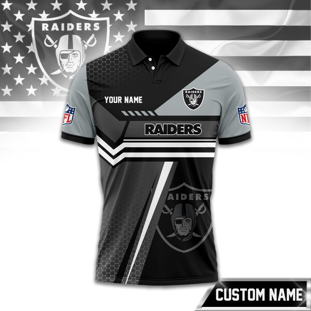 Lv.raiders | Premium  Inspired Custom Game Day Polo Td