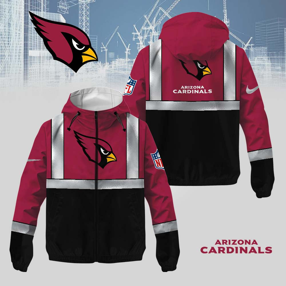 A.cardinals | Premium  Safety Windbreaker Jacket Nf1