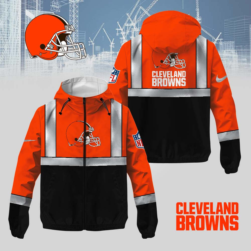C.browns | Premium  Safety Windbreaker Jacket Nf1