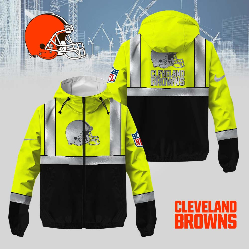C.browns | Premium  Safety Windbreaker Jacket Nf1