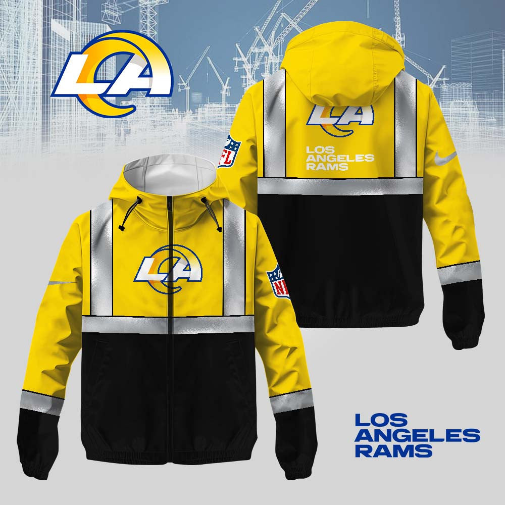 La.rams | Premium  Safety Windbreaker Jacket Nf1