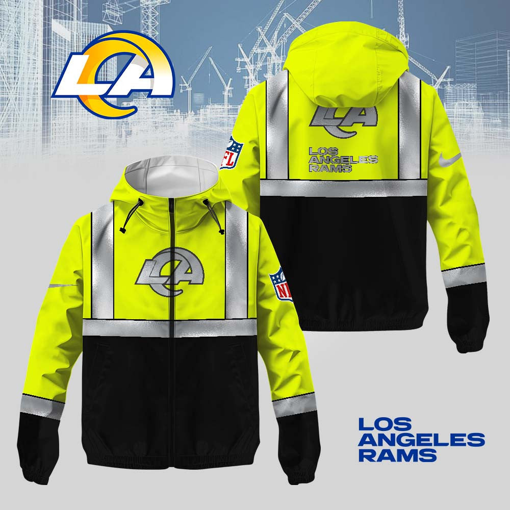 La.rams | Premium  Safety Windbreaker Jacket Nf1