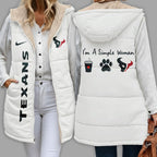 H.texans | Premium  Simple Girl Quilted Vest Nf1