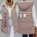 M.vikings | Premium  Simple Girl Quilted Vest Nf1