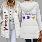 M.vikings | Premium  Simple Girl Quilted Vest Nf1
