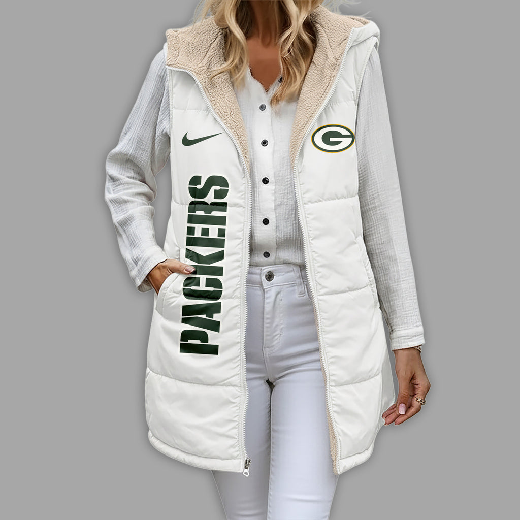 Gb.packers | Premium  Simple Girl Quilted Vest Nf1
