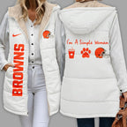 C.browns | Premium  Simple Girl Quilted Vest Nf1
